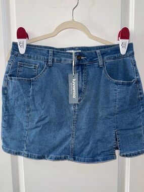 luvamia Denim Skort — Blue Women's Short Skort